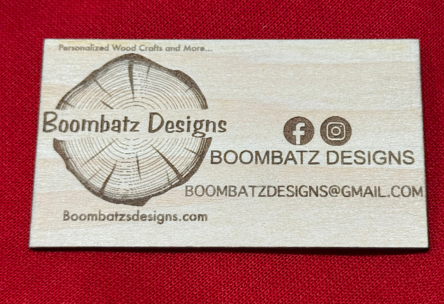 Business Custom Wood Cards