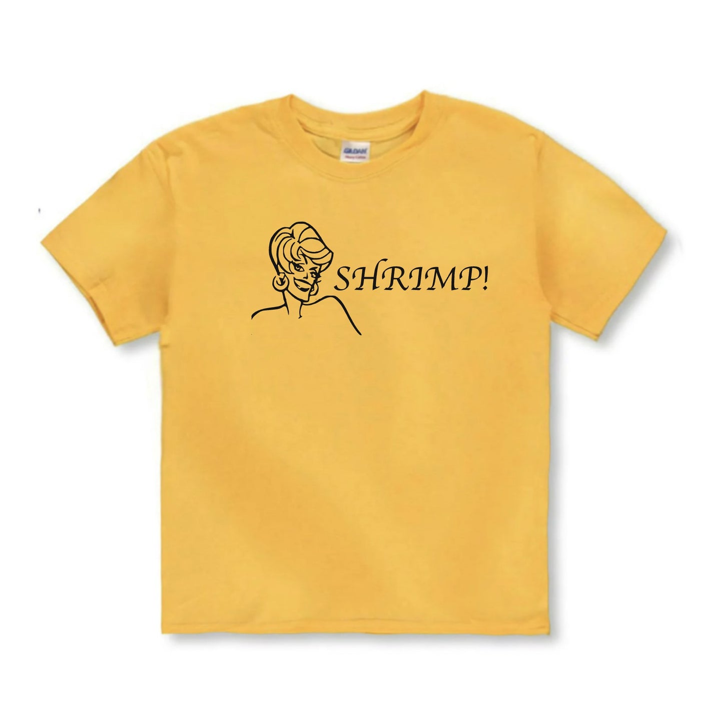 Golden Girls- Shrimp!-Blanche T Shirt