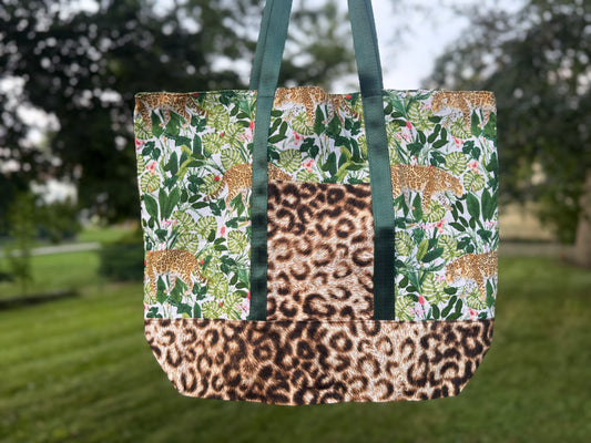 Jungle Theme tote bag by Urban Ewe