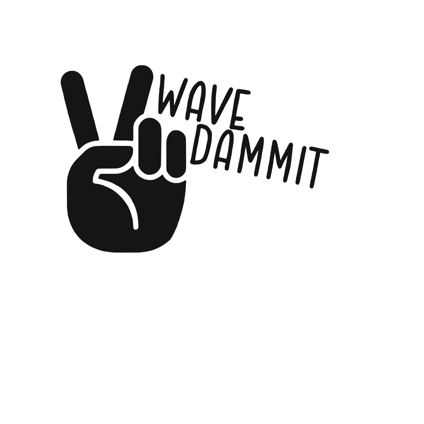 JEEP- Wave Dammit Decal